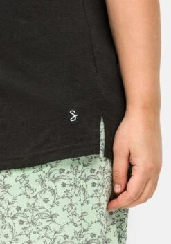 Sheego Schlafanzug Mit Oversized-Shirt Und 3/4-Hose -Sheego Verkaufe 14646400462 04L69 02 SH