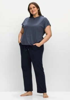 Sheego Relax-Kapuzenshirt Mit Bindeband Am Saum -Sheego Verkaufe 14646700047 04L80 02 SH