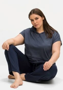 Sheego Relax-Kapuzenshirt Mit Bindeband Am Saum -Sheego Verkaufe 14646700047 04L83 02 SH