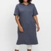 Sheego Relax-Shirtkleid Mit Kängurutasche Und Kapuze
