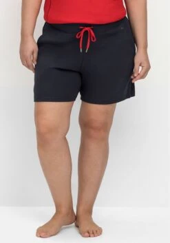 Sheego Relaxshorts Mit Kontrastdetails, Aus Weichem Interlock -Sheego Verkaufe 14647300018 04L8B 02 SH