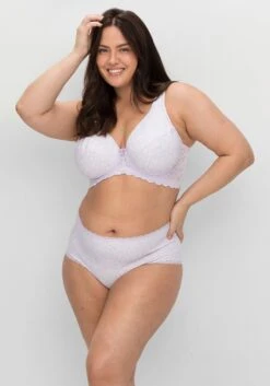 Sheego Bügel-BH Mit Blütendruck Und Jacquardspitze -Sheego Verkaufe 14666900243 04LMS 00 SH