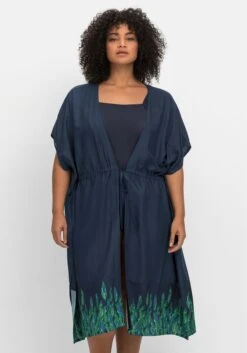 Sheego Strand-Kaftan Mit Bordürendruck -Sheego Verkaufe 14668000018 04LSK 02 SH