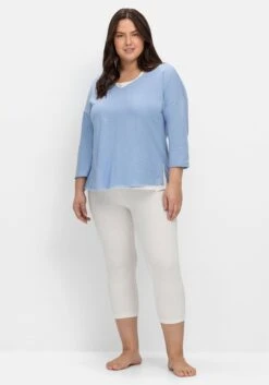 Set Aus Oversized-Shirt Und Tanktop -Sheego Verkaufe 14672800025 04O5G 02 SH