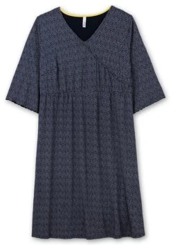 Sheego Jerseykleid In Wickeloptik, Mit Minimalprint -Sheego Verkaufe 14676702119 04LFQ 00 SH