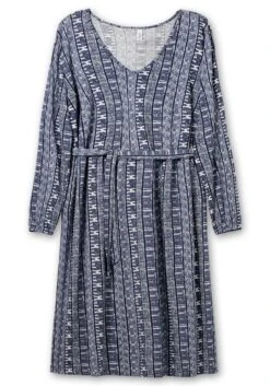 Sheego Jerseykleid Mit Streifendruck, In Midilänge -Sheego Verkaufe 14677301394 04LPL 00 SH