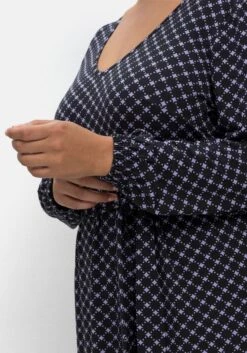 Sheego Jerseykleid In Petite-Passform, Mit Alloverprint -Sheego Verkaufe 14677400403 04LTE 02 SH