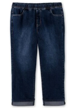 Sheego Schmale Caprijeans Mit Saumumschlag -Sheego Verkaufe 14680800330 04LNV 00 SH