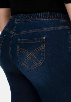 Sheego Schmale Caprijeans Mit Saumumschlag -Sheego Verkaufe 14680800330 04LNW 02 SH