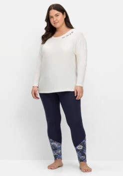 Oversized-Shirt Aus Softem Feinstrick, Mit Wordingprint -Sheego Verkaufe 14685000011 04OFL 02 SH