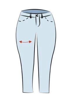 Sheego Gerade Jeans In Curvy-Schnitt PIA Mit Galonstreifen -Sheego Verkaufe 14687600053 01 SH