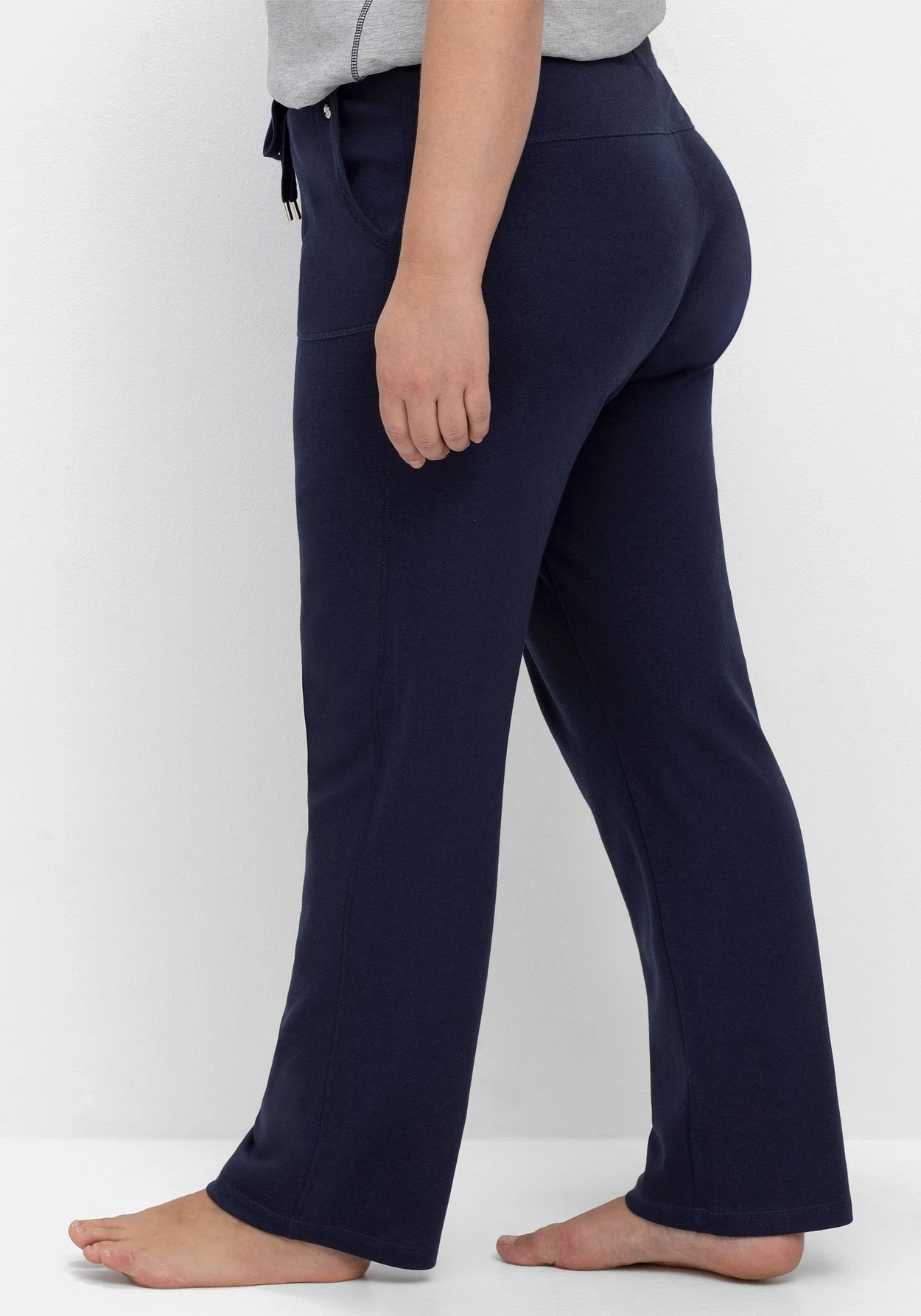 Sheego Relaxhose In Gerader Form, Aus Interlock 2 Sheego Relaxhose In Gerader Form, Aus Interlock – Bild 2