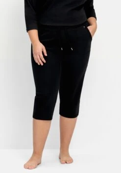 Sheego Gerade Relaxhose In Caprilänge, Mit Bindeband -Sheego Verkaufe 14696700289 04M1G 02 SH