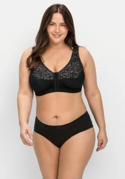 Sheego BH Ohne Bügel Mit Floraler Spitze, Vorderverschluss -Sheego Verkaufe 14697000289 04LXM 00 SH