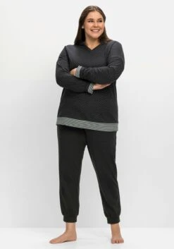 Sheego Relax-Sweatshirt Mit Kapuze, In Double-Face-Optik -Sheego Verkaufe 14697400105 04M8Z 02 SH