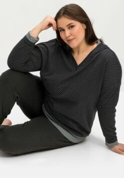 Sheego Relax-Sweatshirt Mit Kapuze, In Double-Face-Optik -Sheego Verkaufe 14697400105 04M91 02 SH
