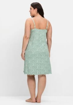 Sheego Nachthemd Mit Blümchenprint Und V-Ausschnitt -Sheego Verkaufe 14698700462 04M9Q 02 SH