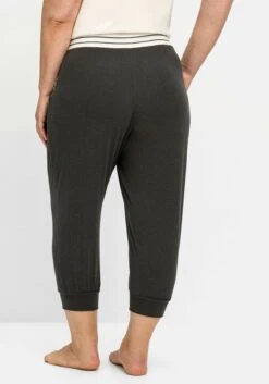 Sheego Schlafhose In 3/4-Länge, Mit Ringelbund -Sheego Verkaufe 14702600781 04RF2 00 SH