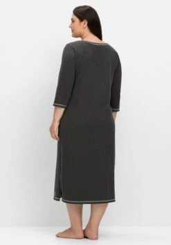 Sheego Nachthemd Mit Frontprint Und Kontrastdetails -Sheego Verkaufe 14702700781 04MDP 02 SH
