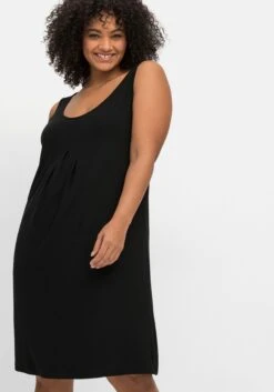 Sheego Knielanges Strandkleid Mit Kellerfalte Vorn -Sheego Verkaufe 14705300289 04MIS 02 SH