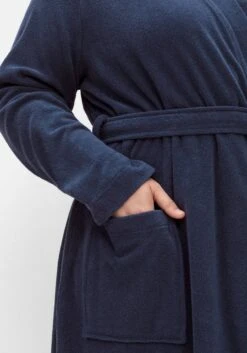 Sheego Bademantel Mit Bindegürtel, Aus Leichtem Frottee -Sheego Verkaufe 14705600018 04UL1 01 SH