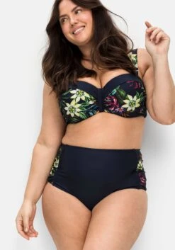 Bikinihose In Hohem Schnitt, Mit Blumendruck -Sheego Verkaufe 14739801406 04MNJ 02 SH