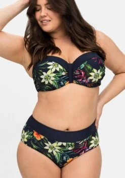 Bikinihose Mit Blumendruck Und Shaping-Einsatz -Sheego Verkaufe 14740001406 04MNB 02 SH