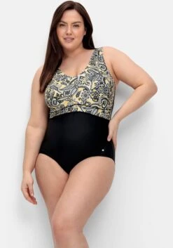 Sheego Badeanzug Mit Tiefem Rücken Und Shaping-Effekt -Sheego Verkaufe 14751200289 04MI7 02 SH