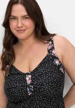 Sheego Set Aus Tankini-Top Und Hose, Im Mustermix -Sheego Verkaufe 14751300404 04MIM 02 SH