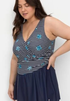 Sheego Badekleid In Wickeloptik, Mit Streifenmuster -Sheego Verkaufe 14751501739 04MSO 02 SH