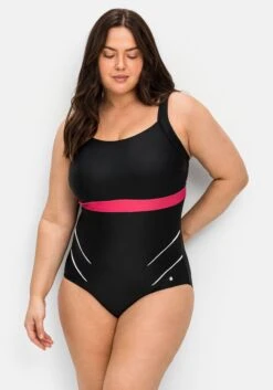 Sheego Badeanzug Mit Kontrastdetails Und Shaping-Effekt -Sheego Verkaufe 14767900289 04MRD 02 SH