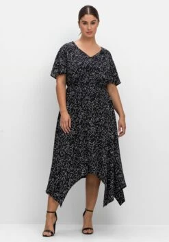 Sheego Maxikleid Mit Alloverprint Und Zipfelsaum -Sheego Verkaufe 14769901491 04MTQ 02 SH