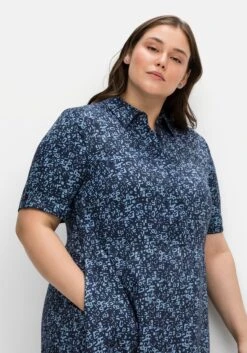 Sheego Blusenkleid In Maxilänge, Mit Alloverprint -Sheego Verkaufe 14770202119 04MTC 02 SH