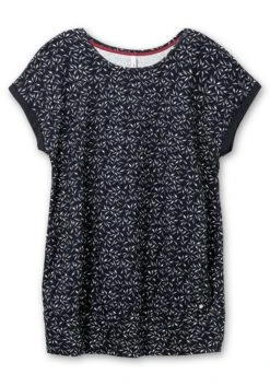 Sheego Relax-Shirtkleid Mit Alloverdruck Und Breitem Saum -Sheego Verkaufe 14777500452 04MZG 00 SH