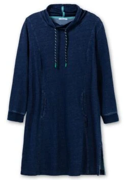 Sheego Kurzes Sweatkleid In Denim-Optik -Sheego Verkaufe 14777700330 04OBA 00 SH