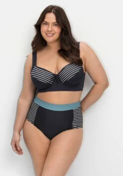 Sheego Bikini-Oberteil Mit Bügeln, Im Streifen-Design -Sheego Verkaufe 14777801739 04MWC 00 SH