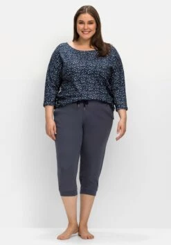 Sheego Relax-Shirt Mit Alloverdruck, Aus Interlock -Sheego Verkaufe 14779601406 04NNY 02 SH