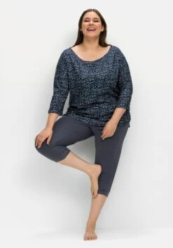 Sheego Relax-Shirt Mit Alloverdruck, Aus Interlock -Sheego Verkaufe 14779601406 04NO0 02 SH