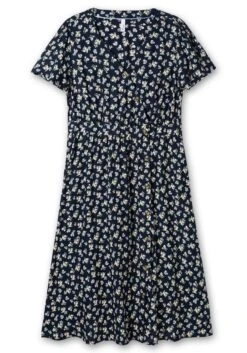 Sheego Maxikleid Mit Blumen-Alloverprint -Sheego Verkaufe 14779702119 04NDZ 00 SH