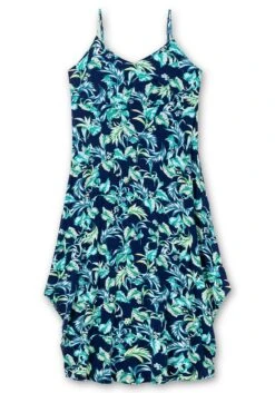 Sheego Strandkleid In Maxilänge, Mit Blätterprint -Sheego Verkaufe 14786200452 04NEK 00 SH