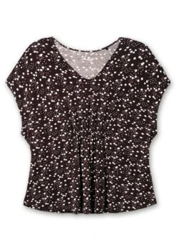 Sheego Strandshirt Mit Alloverprint Und V-Ausschnitt -Sheego Verkaufe 14786402172 04NN9 00 SH