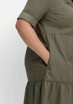 Sheego Kleid In Stufenoptik Mit Lochmusterdetails -Sheego Verkaufe 14787800131 04N9M 02 SH