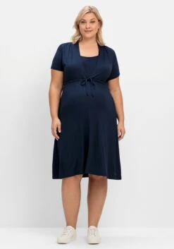 Sheego Stillkleid Aus Jersey, Mit Unterbrust-Tunnelzug -Sheego Verkaufe 14794500035 04O8E 02 SH