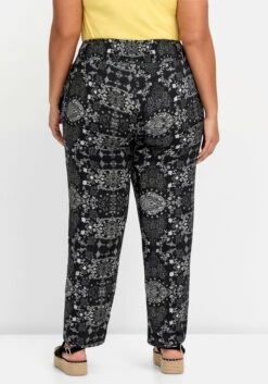 Sheego Strandhose Mit Smokbund Und Ornamentdruck -Sheego Verkaufe 14801000377 04PKT 02 SH