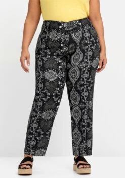 Sheego Strandhose Mit Smokbund Und Ornamentdruck -Sheego Verkaufe 14801000377 04PKU 02 SH