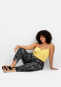 Sheego Strandhose Mit Smokbund Und Ornamentdruck -Sheego Verkaufe 14801000377 04PKZ 02 SH