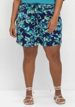 Sheego Strandshorts Mit Blätterprint, In Kniefreier Länge -Sheego Verkaufe 14801100452 04N31 02 SH