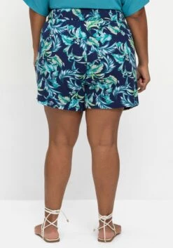 Sheego Strandshorts Mit Blätterprint, In Kniefreier Länge -Sheego Verkaufe 14801100452 04N35 02 SH