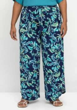 Sheego Weite Strandhose Mit Blätterprint 13 Sheego Weite Strandhose Mit Blätterprint -Sheego Verkaufe 14805600452 04OA4 02 SH