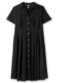 Sheego Hemdblusenkleid Mit Ausgestelltem Rock, Aus Popeline -Sheego Verkaufe 14824200289 04PWM 00 SH